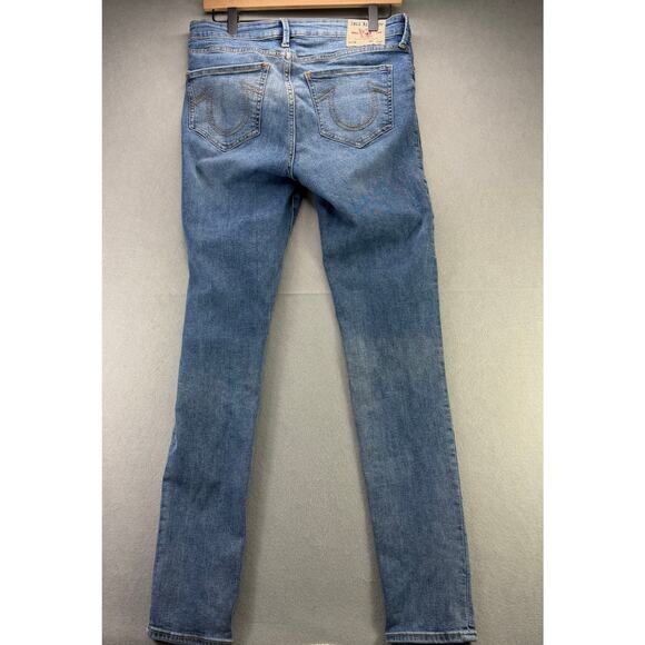 True Religion Women’s Stella Light Blue Skinny Jeans Size 32 - Picture 2 of 16